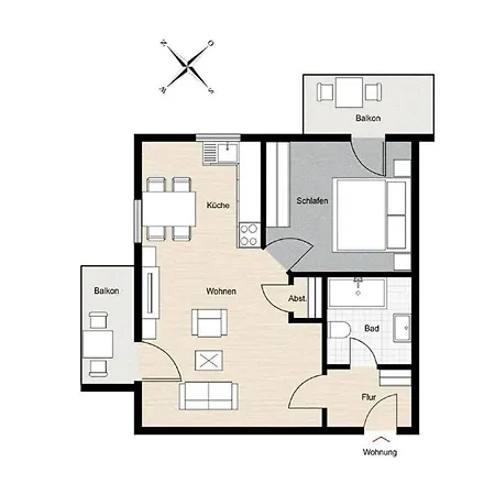 Ahlbeck - Wustrow Apartamento *